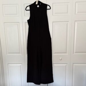 Anthropologie Black Sleeveless Jumpsuit